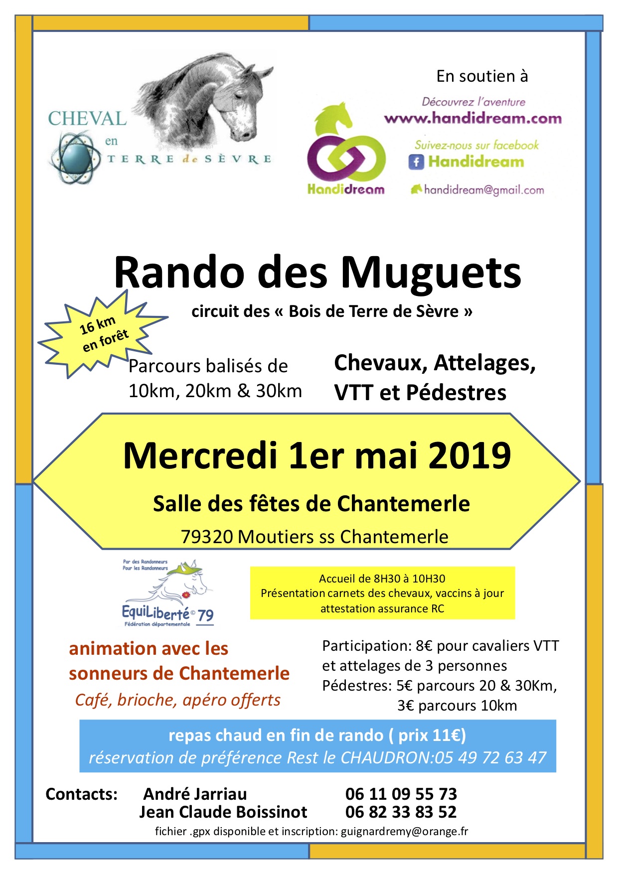 Affiche Rando des muguets 2019
